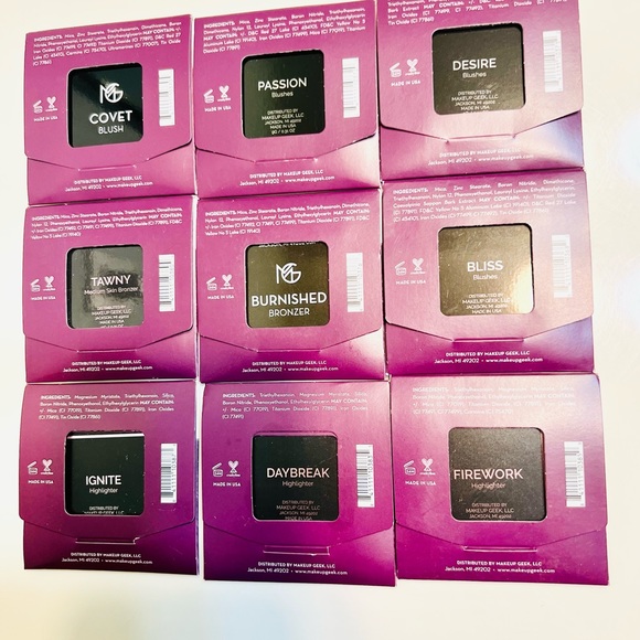 Blushes,highlighter and bronzer bundle by Makeup Geek - Picture 2 of 2